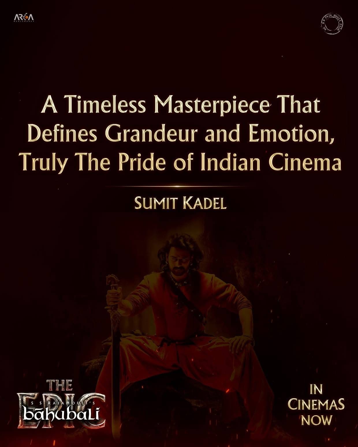 Baahubali: The Epic Creates History Again – Smashes Records with ₹18 Crore Global Opening on Re-release