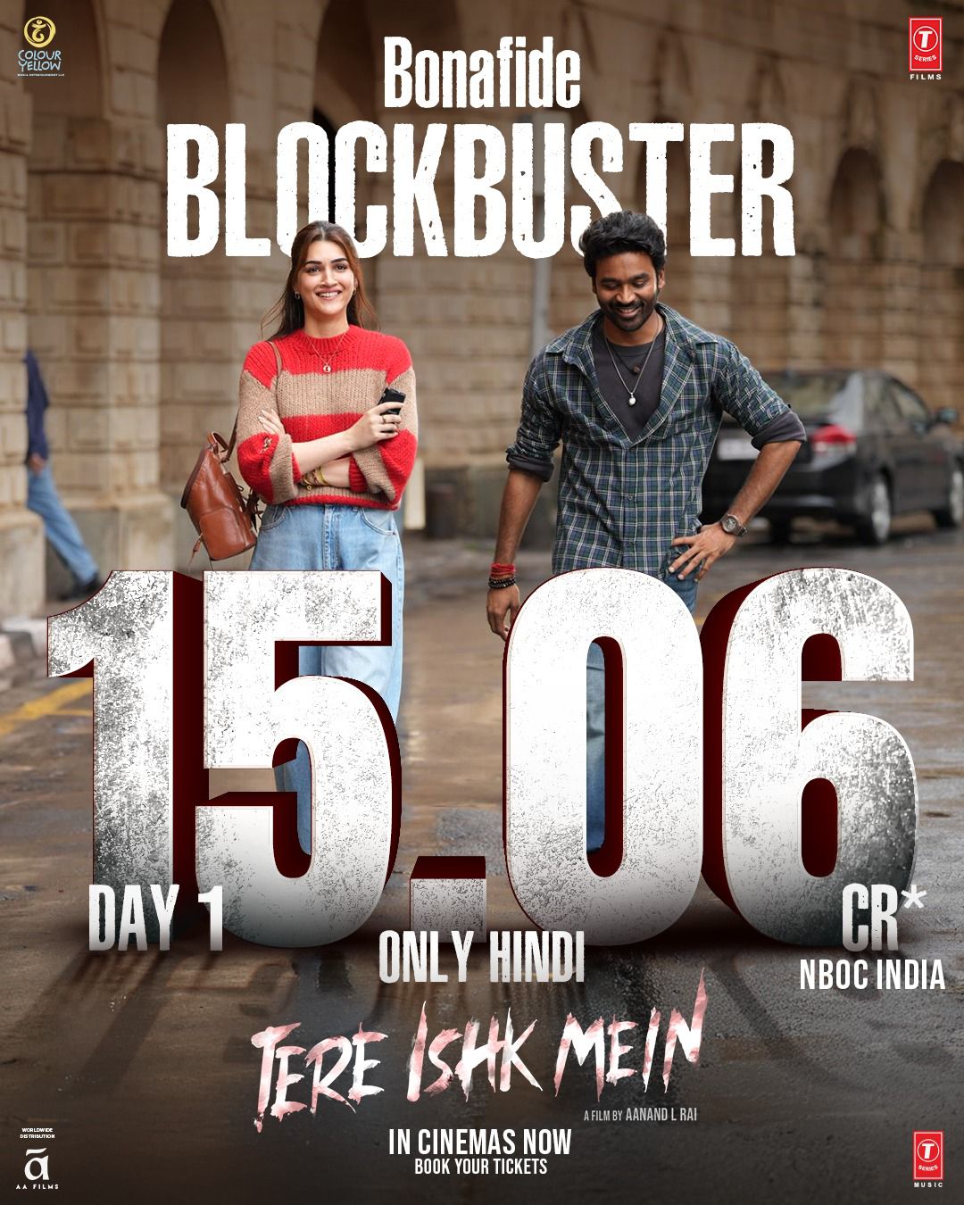 Tere Ishk Mein Day 1 Collection- Takes a Flying Start